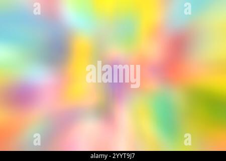 Colori di felicità, divertimento, luminoso, allegro, esaltante. Astratto sfocato vivace sfondo colorato. Foto Stock