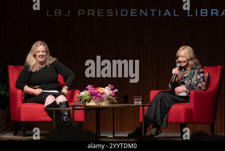 Doris Kearns Goodwin, alla LBJ Library di Austin, Texas il 16 ottobre 2024 - 6. Foto Stock