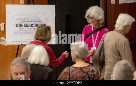 Doris Kearns Goodwin, alla LBJ Library di Austin, Texas il 16 ottobre 2024 - 2. Foto Stock