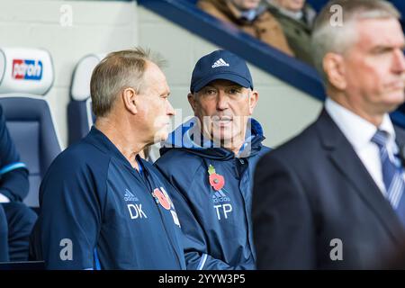 Tony Pulis Manager del West Bromwich Albion durante la partita di Premier League tra West Bromwich Albion e Manchester City agli Hawthorns di West Bromwich sabato 29 ottobre 2016. (Foto: MI News) Foto Stock