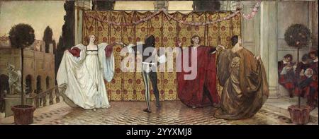 Edwin Austin Abbey - Un Pavane. Foto Stock