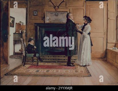 Edwin Austin Abbey - Il vedovo Foto Stock