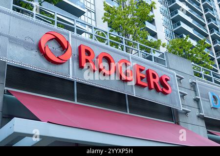 Toronto, ON, Canada – 10 agosto 2023: Rogers Communications Inc. È una società canadese di comunicazione e media Foto Stock