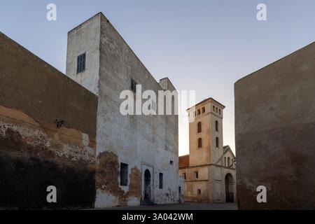 El Jadida è un importante porto e città fortificata sulla costa atlantica del Marocco. Foto Stock