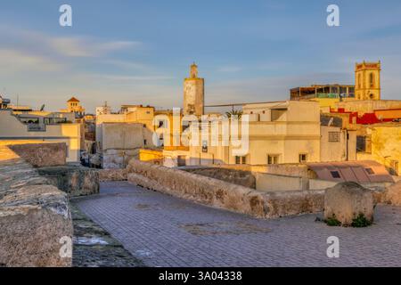 El Jadida è un importante porto e città fortificata sulla costa atlantica del Marocco. Foto Stock