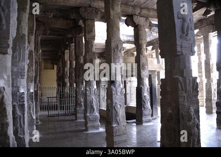 Tempio Shiva dedicato a Tejo Lingam, tempio Arunachala, Tiruvannamalai, Tamil Nadu, India, Asia Foto Stock