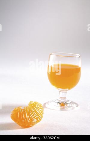 Bevanda alla frutta, santara, succo d'arancia, India, Asia Foto Stock