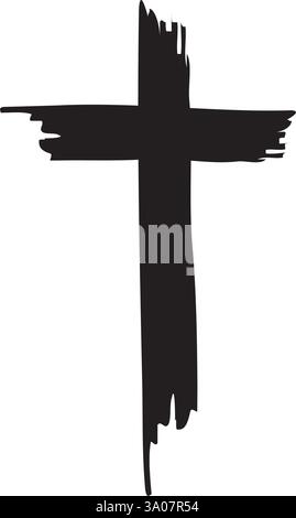 Figura vettoriale a forma di croce immagine vettoriale Illustrazione Vettoriale