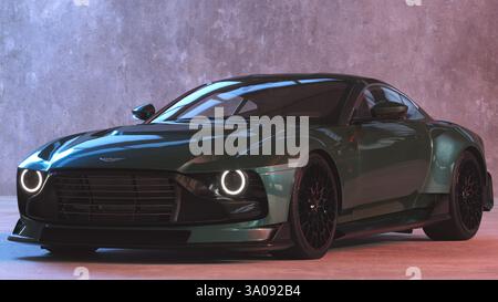 Aston Martin Valour - Auto manuale in edizione limitata ispirata al retro Foto Stock