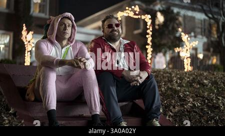 ZACHARY LEVI e POWELL ne IL RAGAZZO INDISTRUTTIBILE (2025), diretto da JON GUNN. Crediti: Kingdom Story Company / Lionsgate / album Foto Stock