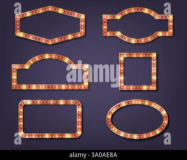 Lightbox vintage Collection Illustrazione Vettoriale