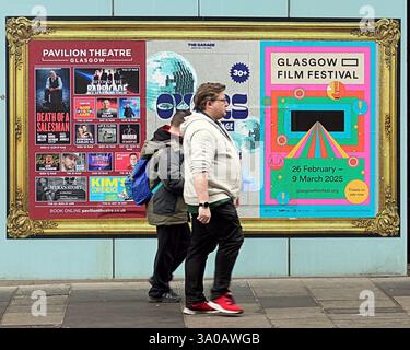 Glasgow, Scozia, Regno Unito. 3 marzo 2025. Il festival cinematografico di Glasgow si svolge in tutta la città mentre sta entrando in pieno svolgimento. . Credit Gerard Ferry/Alamy Live News Foto Stock