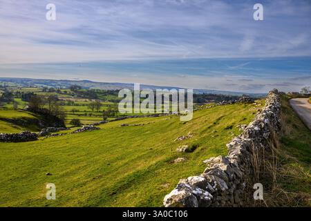 Derbyshire, Peak District National Park Landscape Foto Stock