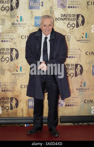 DATA RECORD NON DICHIARATA Marco Bellocchio, David di Donatello 2024 cerimonia di premiazione Roma, Italia - 3 maggio 2024: Marco Bellocchio partecipa al Red carpet del David di Donatello 2024 cerimonia di premiazione a Roma, Italia, agli studi CinecittÃ. Roma RM Italia Copyright: XGennaroxLeonardix Foto Stock