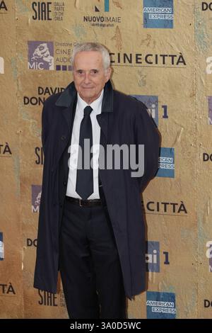 DATA RECORD NON DICHIARATA Marco Bellocchio, David di Donatello 2024 cerimonia di premiazione Roma, Italia - 3 maggio 2024: Marco Bellocchio partecipa al Red carpet del David di Donatello 2024 cerimonia di premiazione a Roma, Italia, agli studi CinecittÃ. Roma RM Italia Copyright: XGennaroxLeonardix Foto Stock
