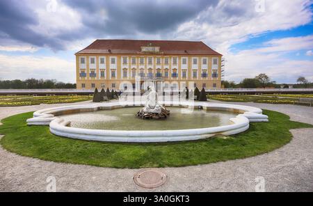 Hof Castello sulla marcia in bassa Austria Foto Stock