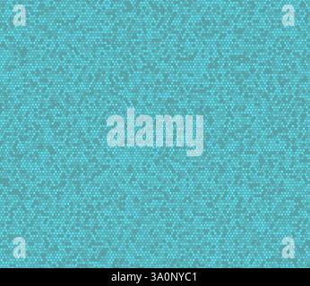 Sfondo geometrico minimo. Telai esagonali semplici. Toni di colore ciano. Forme esagonali piccole. Motivo senza cuciture. Illustrazione vettoriale Tileable. Illustrazione Vettoriale