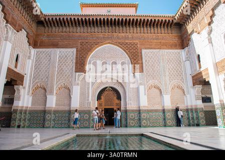 Madrasa Ben youssef Foto Stock