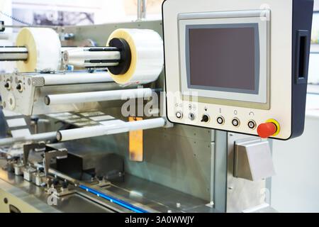 Imballaggi per prodotti dolciari e da forno Foto Stock