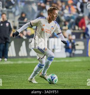 CHESTER, PA, USA - 1 MARZO 2025: Partita MLS tra Philadelphia Union e Cincinnati. ***SOLO PER USO EDITORIALE*** Foto Stock