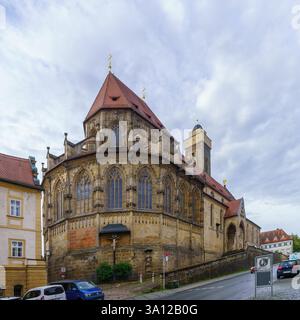 Bamberga, Germania - 8 ottobre 2024: Veduta della Chiesa parrocchiale di nostra Signora a Bamberga, Baviera, Germania Foto Stock