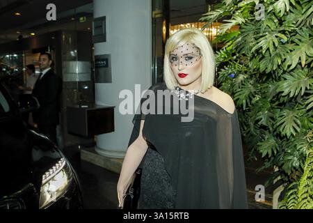 Sydney, Australia. 21 marzo 2014. SYDNEY, AUSTRALIA - 21 MARZO: Hayley Hasselhoff va alla Sydney Opera House il 21 marzo 2014 a Melbourne, Australia. Persone: Hayley Hasselhoff credito: Storms Media Group/Alamy Live News Foto Stock