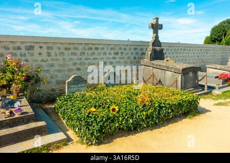 Francia, Val d'Oise, Auvers sur Oise, il cimitero, la tomba di Van Gogh Foto Stock