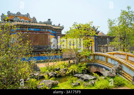 Vietnam, Centro, provincia di Thua Thien Hue, Hue, la città imperiale dichiarata Patrimonio dell'Umanità dall'UNESCO Foto Stock