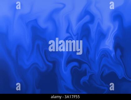 Sfondo blu e nero sfumato. Illustrazione stile astratto. Colore di tendenza con gradiente lineare. Foto Stock