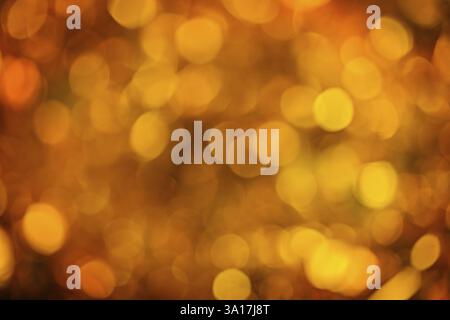 Sfondo bokeh dorato con grandi dettagli Foto Stock