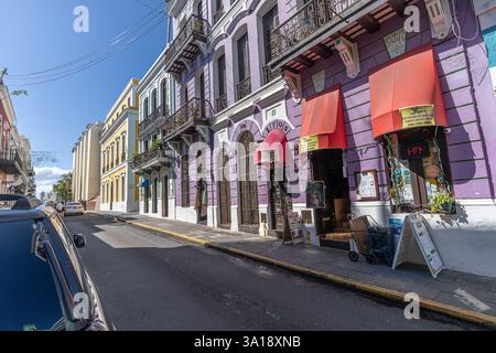 22 gennaio 2025 - San Juan Porto Rico - città vecchia di San Juan Foto Stock