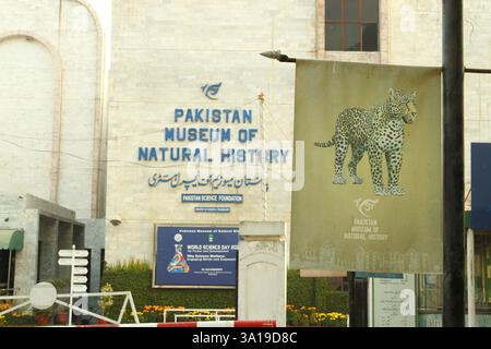 Islamabad, Pakistan - 21 gennaio 2025: Pakistan Museum of Natural History, Islamabad Foto Stock