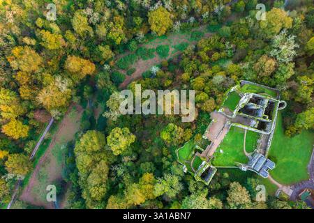 Berry Pomeroy Castle, Devon, Inghilterra, Regno Unito, Europa Foto Stock