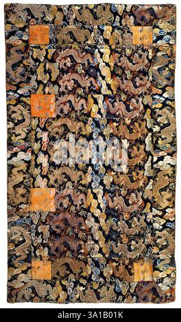 La veste del sacerdote buddista (Hira Kesa), XVIII secolo. Foto Stock