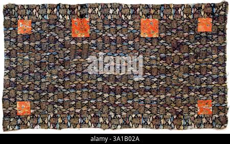 La veste del sacerdote buddista (Hira Kesa, 7 Jo), 1780-1830. Foto Stock