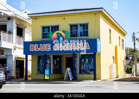 Il sole di gennaio a George Town, le Isole Cayman Foto Stock