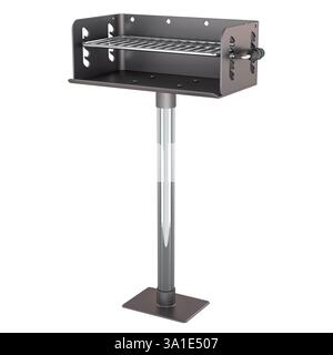 Barbecue Grill, 3D rendering isolati su sfondo bianco Foto Stock