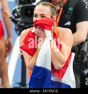 Apeldoorn, Paesi Bassi. 8 marzo 2025. APELDOORN, PAESI Bassi - 8 MARZO: Lieke Klaver dei Paesi Bassi durante i Campionati europei di atletica leggera indoor 2025 ad Omnisport l'8 marzo 2025 ad Apeldoorn, Paesi Bassi. (Foto di Andre Weening/Orange Pictures) credito: Orange Pics BV/Alamy Live News Foto Stock