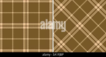 Motivi a quadri Madras senza cuciture in colori a tema sfumato Illustrazione Vettoriale