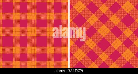 Motivi a quadri Madras senza cuciture in colori a tema sfumato Illustrazione Vettoriale