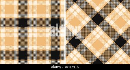 Motivi a quadri Madras senza cuciture in colori a tema sfumato Illustrazione Vettoriale