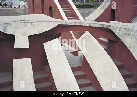 Osservatorio astronomico Jantar Mantar, Delhi, India, Asia Foto Stock