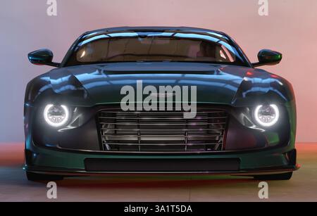Aston Martin Valour - Auto manuale in edizione limitata ispirata al retro Foto Stock