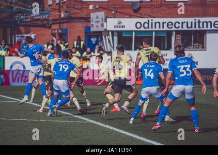Stockport County vs. Charlton Athletic 08.03.2025 Foto Stock