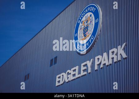 Stockport County vs. Charlton Athletic 08.03.2025 Foto Stock