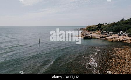 Steephill Cover, Niton Underclff Beach Foto Stock