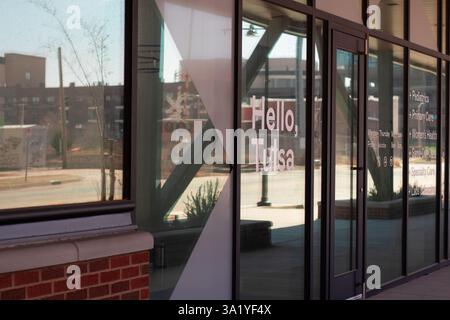 Quartiere storico di Greenwood - Tulsa, Oklahoma Foto Stock