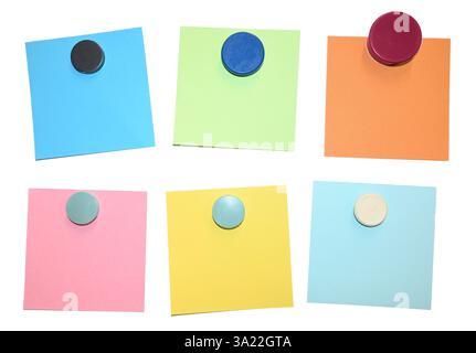 nota: graffetta per staffe per graffette, nota sul modello di carta Foto Stock
