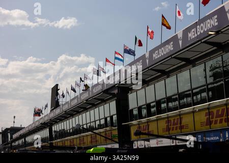 Melbourne, Australie. 12 marzo 2025. Atmosfera durante il Gran Premio d'Australia di Formula 1 Louis Vuitton 2025, 1° round del Campionato del mondo di Formula 1 FIA 2025 dal 14 al 16 marzo 2025 sull'Albert Park Grand Prix Circuit di Melbourne, Australia - Photo Joao Filipe/DPPI Credit: DPPI Media/Alamy Live News Foto Stock