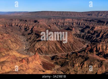 Fishriver Canyon River Loop, Hobas, Namibia Foto Stock